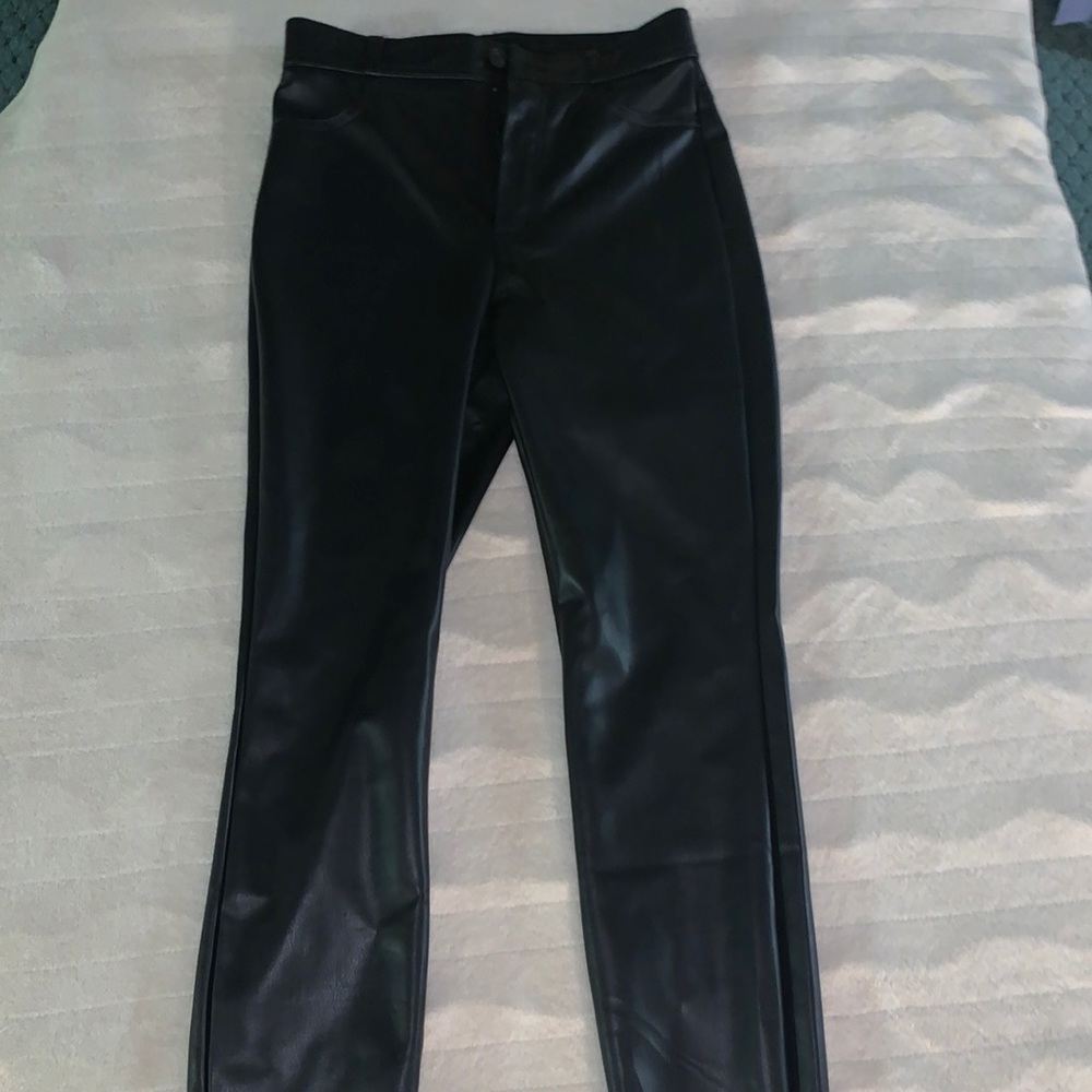 ZARA Women’s Small Black Leather Pants